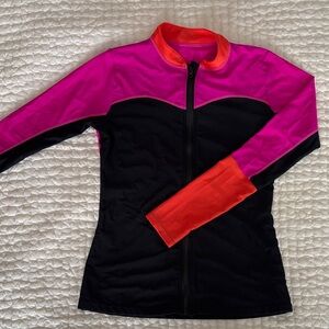 Vibrant Pink and Orange Women's Jacket